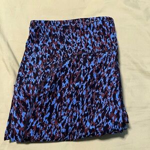 lululemon athletica Blue and Brown Patterned Leggings